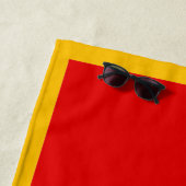 Montenegro-Flagge Strandtuch (Beispiel)