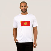 Montenegro-Flagge T-Shirt (Vorne ganz)