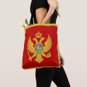 Montenegro-Flagge Tasche (Von Nahem)