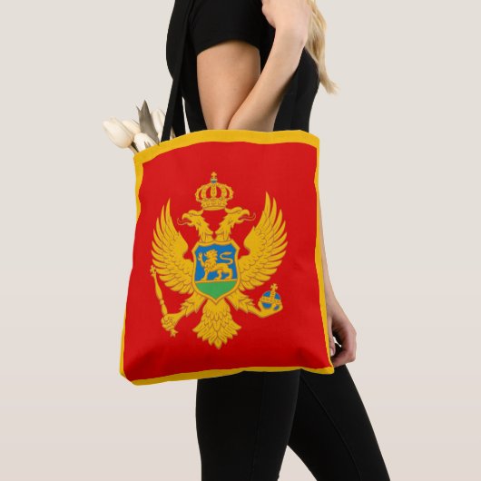 Montenegro-Flagge Tasche (Von Nahem)