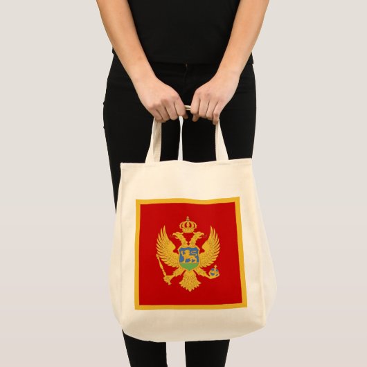 Montenegro-Flagge Tragetasche (Vorderseite (Produkt))