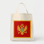 Montenegro-Flagge Tragetasche (Vorne)