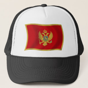 Montenegro-Flaggenhut Truckerkappe