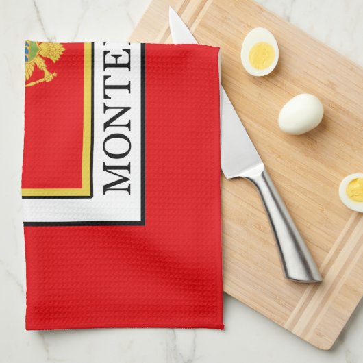 Montenegro Geschirrtuch (Viertel Falte)