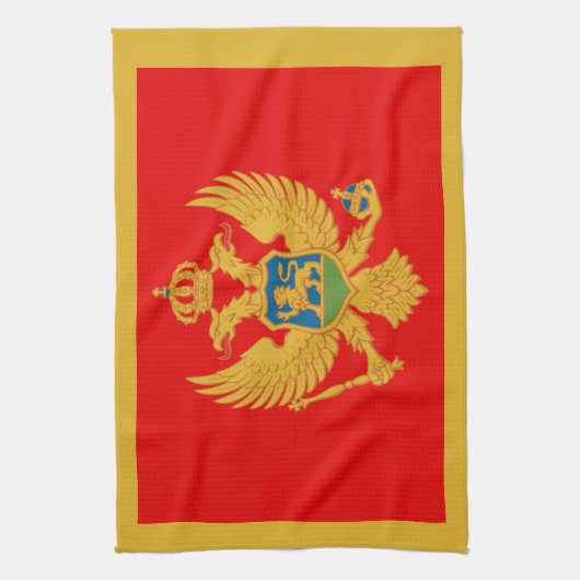 Montenegro Geschirrtuch (Vertikal)