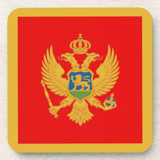 Montenegro Getränkeuntersetzer (Vorderseite)