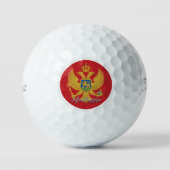 Montenegro Golf Balls, Flaggengolfer / Patrioten Golfball (Vorderseite)