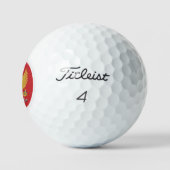 Montenegro Golf Balls, Flaggengolfer / Patrioten Golfball (Logo)