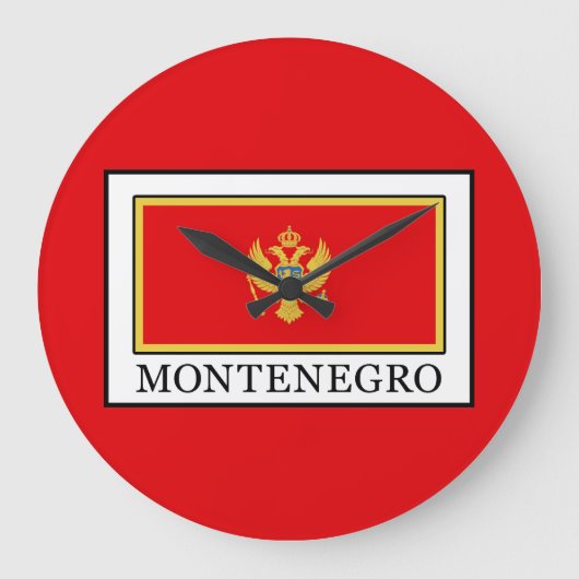 Montenegro Große Wanduhr (Vorderseite)