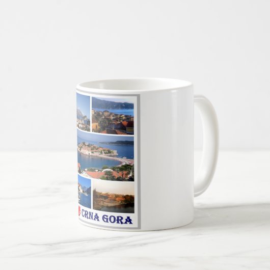 Montenegro - I Liebe - Kaffeetasse (VorderseiteRechts)