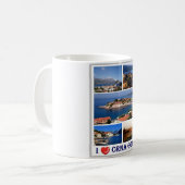 Montenegro - I Liebe - Kaffeetasse (Vorderseite Links)