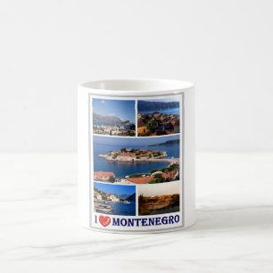 Montenegro - I Liebe - Kaffeetasse