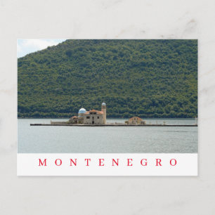 Montenegro Insel Kirche Aussicht Postkarte