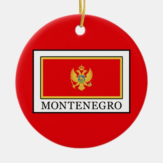 Montenegro Keramik Ornament (Vorne)
