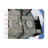 Montenegro Kotor Uhrturmmagnet Magnet (Horizontal)