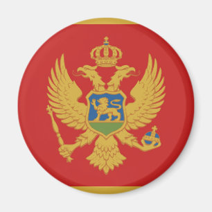 Montenegro-Landesflaggenationssymbol Magnet