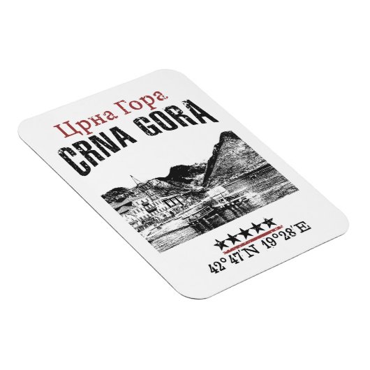 Montenegro Magnet (Rechte Seite)