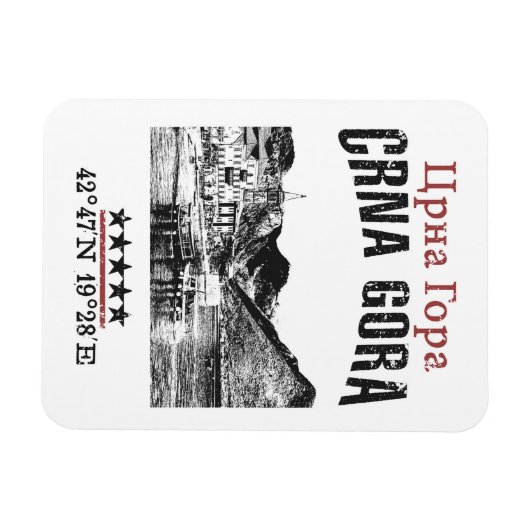 Montenegro Magnet (Horizontal)