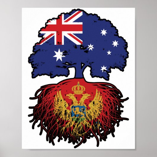 Montenegro Montenegro, Australischer Tree Poster (Vorne)