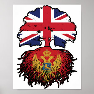 Montenegro Montenegro Montenegro Vereinigtes König Poster
