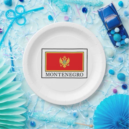 Montenegro Pappteller (Party)