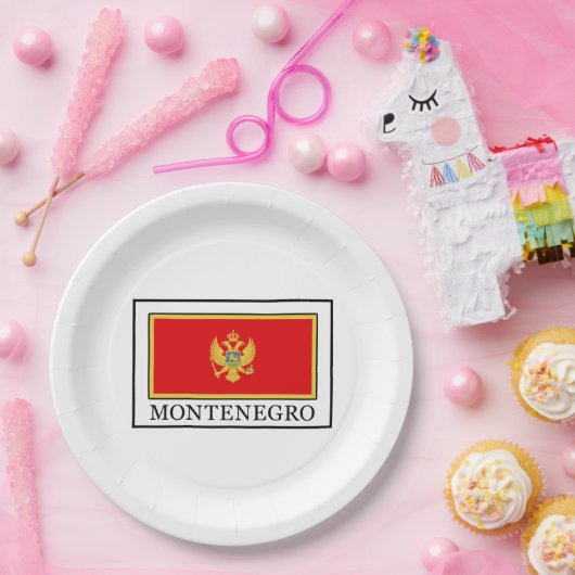 Montenegro Pappteller (Party)