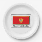 Montenegro Pappteller (Vorderseite)