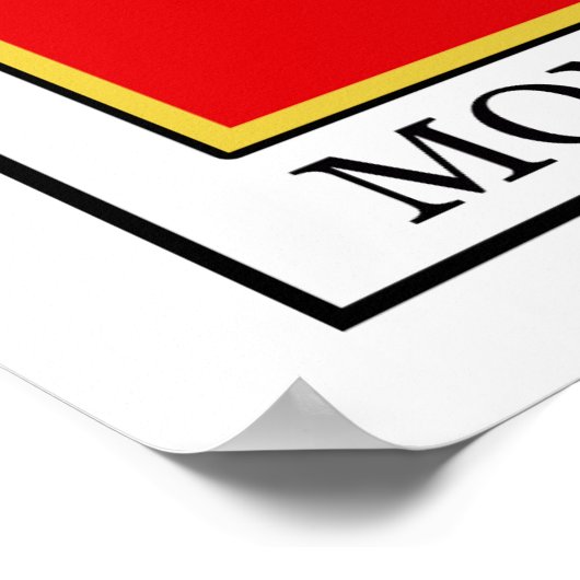 Montenegro Poster (Ecke)