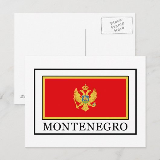 Montenegro Postkarte (Vorne/Hinten)