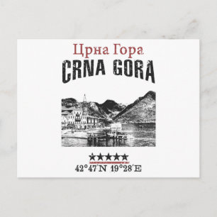 Montenegro Postkarte