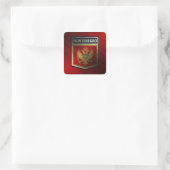 Montenegro Quadratischer Aufkleber (Tasche)