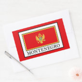 Montenegro Rechteckiger Aufkleber (Umschlag)