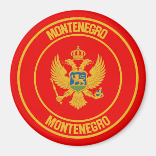 Montenegro-Runde Magnet