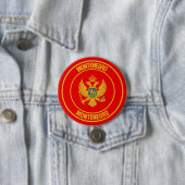 Montenegro-RundEmblem Button (Beispiel)