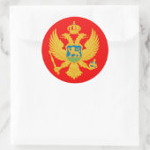 Montenegro Runder Aufkleber (Tasche)