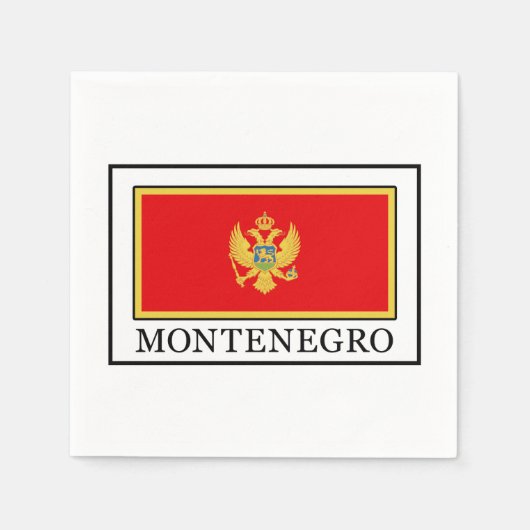 Montenegro Serviette (Vorderseite)