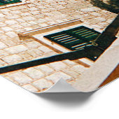 Montenegro-Stadtbild  Poster (Ecke)