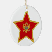 Montenegro-Stern Keramikornament (Rechts)