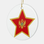 Montenegro-Stern Keramikornament (Links)