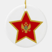 Montenegro-Stern Keramikornament (Hinten)