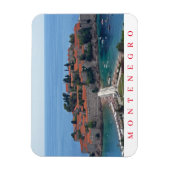 Montenegro Sveti Stefan Panorama-Ansichtsmagnet Magnet (Vertikal)