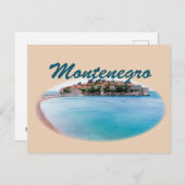 Montenegro: Sveti Stefan Postkarte (Vorne/Hinten)