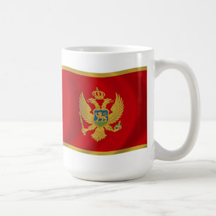 Montenegro Tasse der Flagge