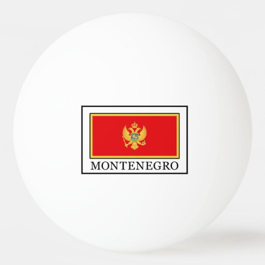 Montenegro Tischtennisball (Vorderseite)