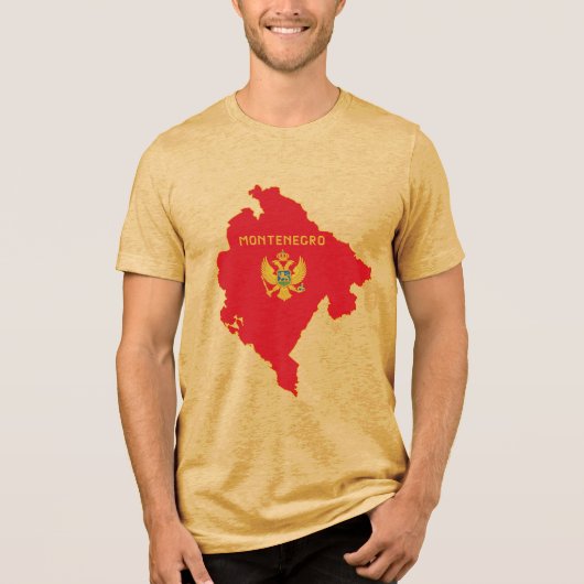 Montenegro Tri-Blend Shirt (Vorderseite)