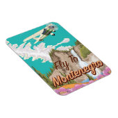 Montenegro Vintages Flugplakat Magnet (Rechte Seite)