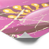 Montenegro Vintages Flugplakat Poster (Ecke)