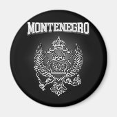 Montenegro-Wappen Magnet (Vorne)