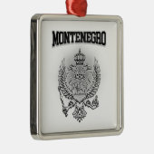 Montenegro-Wappen Ornament Aus Metall (Rechts)