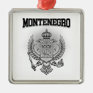 Montenegro-Wappen Ornament Aus Metall
